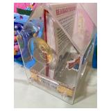 Clear Bird Feeders w/ Suction Cup and Book, 2 Fishing Games - all new