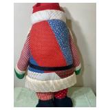 Large Handmade Plush Santa and Fishing Games