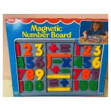 Magnetic Number Board, Junior Light Box - Both New in Package