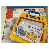 Magnetic Number Board, Junior Light Box - Both New in Package