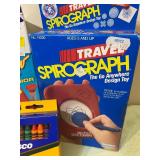 Win, Lose or Draw, Travel Spirograph and Crayons - All New