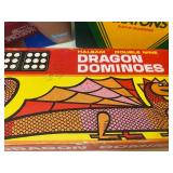 Travel Spirograph, Dominoes and Crayons