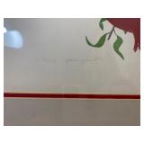 Henry Evans Pomegranate Pencil Signed Print 1974 , Please See Pictures for Dimensions and Print Number