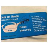 Corning Ware 1 QT Saucepans w/ Covers (2) and Detachable Lock On Handle, ALL NEW/Sealed Boxes