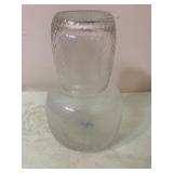 Vintage Schmid Tip and Sip Hand Blown Water Carafe, Made in Italy, New in Box