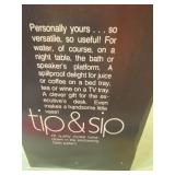 Vintage Schmid Tip and Sip Hand Blown Water Carafe, Made in Italy, New in Box