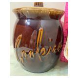 Vintage Hull Pottery Cookie Jar and Mixing Bowl