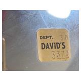 Large Glass Canisters, Metal Lids w/ Red Handles