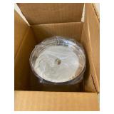 Small Glass Canister, Metal Lid w/ Red/Brown Handle (New in Box), Vintage Salt/Pepper and Gemco Cheese Shakers