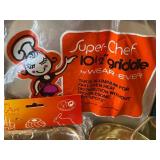 All New in Packages - Griddle, Cake Pan, Oven Guard, Thermometer, Food Mill and a Broiler