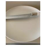 Cake Plate and Knife
