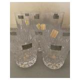 Hoya Crystal Glasses, 2 Sizes, All New