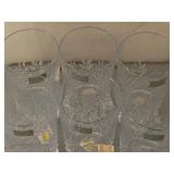Hoya Crystal Glasses, 2 Sizes, All New