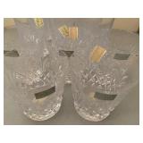 Hoya Crystal Glasses, 2 Sizes, All New