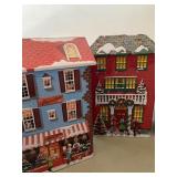 Village Holiday Tin Set, New in Box