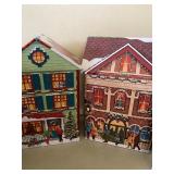 Village Holiday Tin Set, New in Box