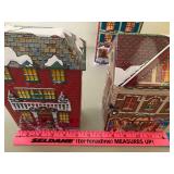 Village Holiday Tin Set, New in Box