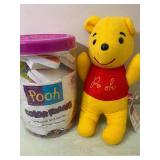 Winnie the Pooh Color Foam Soft Blocks and Plush Toy, Both New