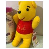 Winnie the Pooh Color Foam Soft Blocks and Plush Toy, Both New