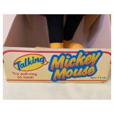 Large Plush Talking Mickey Mouse, Larger Than the Picture Looks!!