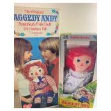 Vintage Knickerbocker Raggedy Ann and Andy Dolls