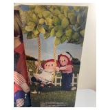 Vintage Knickerbocker Raggedy Ann and Andy Dolls