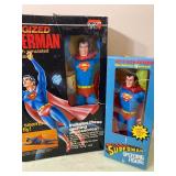Vintage Superman Figures, Both New in Packages