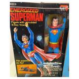 Vintage Superman Figures, Both New in Packages