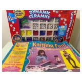 Dynamic Ceramics and Knitting Fun Kit, Both New