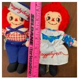 Miniature Raggedy Ann & Andy Dolls