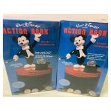 Mickey the Magician Action Banks, Both New in Packages, Unopened