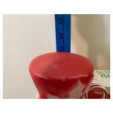 Vintage Blow Mold Toy Soldier (tested/works), Christmas Frame and Candles