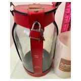 Vintage Bank and Flame-Less Candles, All New