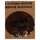 Le Creuset Brown Enameled Cast Iron US 4.5 qt Round French Oven, Sealed in Box