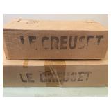 Le Creuset Enameled Cast Iron US 8" and 11" Casserole Dishes, w/ Box