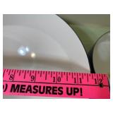 Enameled 12" & 8" Serving Bowls, New Condition, Not Marked on Bottom