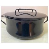 Dansk Design Enamel Cast Iron Covered Pan and Casserole Dish, Both New