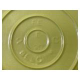 Descoware Enamel Cast Iron Pan w/ Lid, Vintage Green