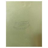 Descoware Enamel Cast Iron Pan w/ Lid, Vintage Green