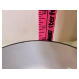 Descoware Enamel Cast Iron Pan w/ Lid, Vintage Green