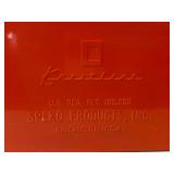 Vintage Speko Products Krestline Bread Box, Nordic Ware Cook & Serve Pan w/ Chrome Server, Please Read Description