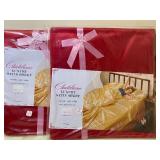 Vintage Chatelaine Twin Luxury Satin Flat Sheets, All New