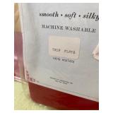 Vintage Chatelaine Twin Luxury Satin Flat Sheets, All New