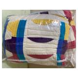 Peek-A-Boo Crib or Throw Blanket w/ Toys in Pouches, New Condition