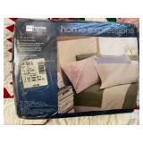 Quilted Shams (3) and New Set of Twin XL Sheets