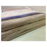 Quilted Shams (2) and New Set of Twin XL Sheets