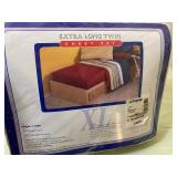 Quilted Shams (2) and New Set of Twin XL Sheets