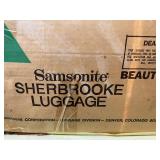 Vintage Samsonite Luggage Pieces, Suitcase in Nice Condition, Carry-On is New in Box