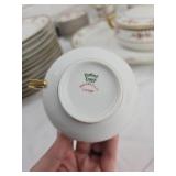 Haviland Limoges Pink Floral Tea Set