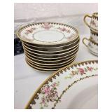 Haviland Limoges Pink Floral Tea Set